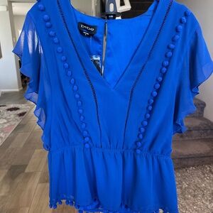 Bebe Pom Pom blouse